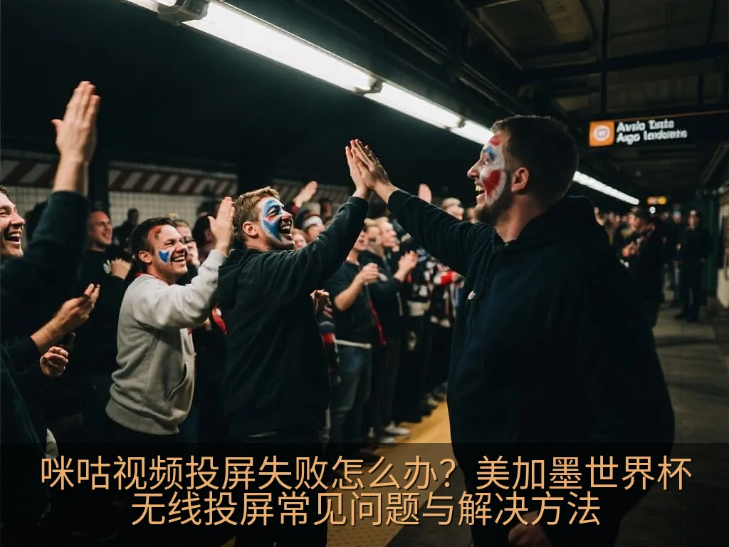 咪咕视频投屏失败怎么办？美加墨世界杯无线投屏常见问题与解决方法