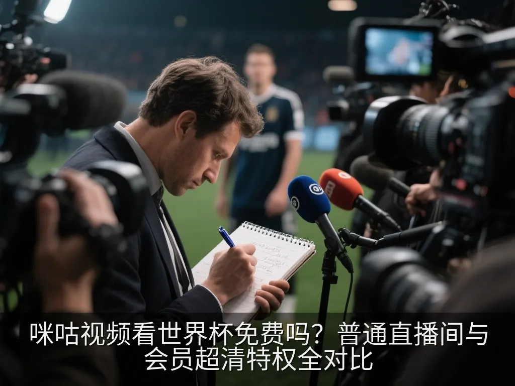 咪咕视频看世界杯免费吗？普通直播间与会员超清特权全对比